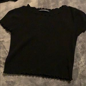 black crop top